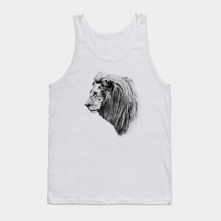 Lion portrait Tank Top